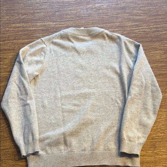 Janie and Jack Gray Crewneck Sweater Classic Design - Picture 4 of 6